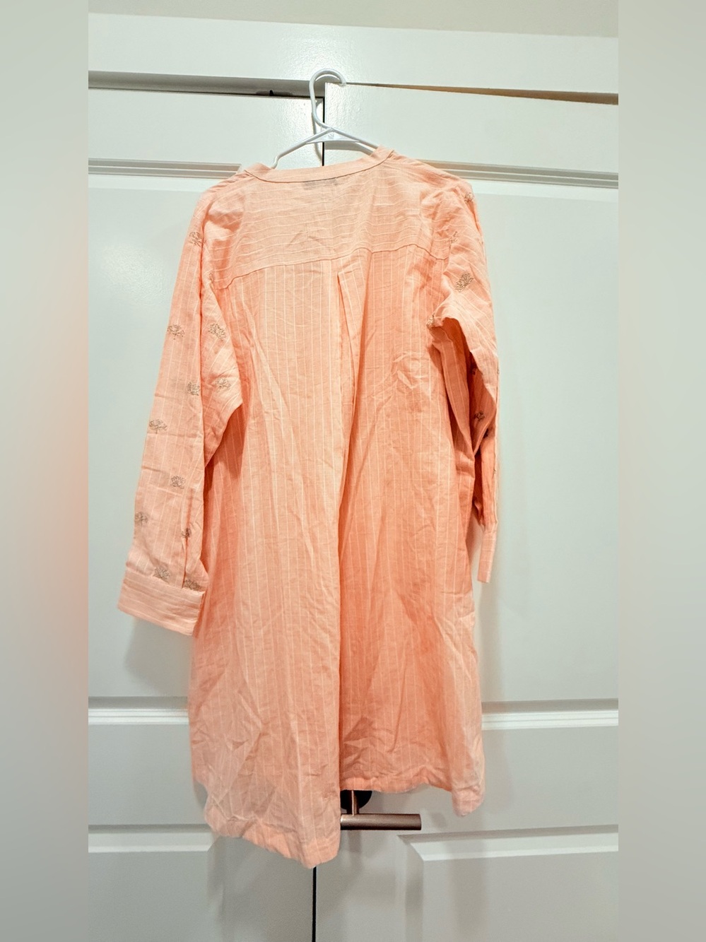 🔥🚨 FLASH SALE: ALL FOR JUST $10 USD!🚨🔥 Alkaram Peach Embroidered Kurta Tunic ❤️ - Picture 8 of 8